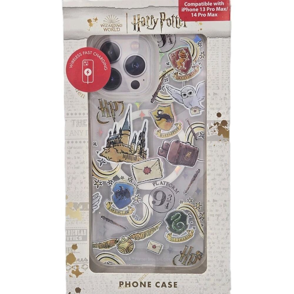 NEW Harry Potter Wizarding World Protective Case iPhone 13 14 15 Clear Designs